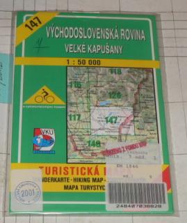 VÝCHODOSLOVENSKÁ ROVINA - VEĹKÉ KAPUŠANY 1 : 50 000 