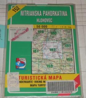 NITRANSKÁ PAHORKATINA - HLOHOVEC 1 : 50 000 