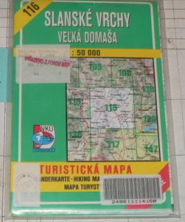 SLANSKÉ VRCHY - VEĹKÁ DOMAŠA 1 : 50 000 