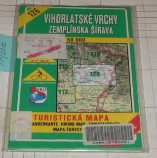 VIHORLATSKÉ VRCHY - ZEMPLÍNSKÁ ŠÍRAVA 1 : 50 000