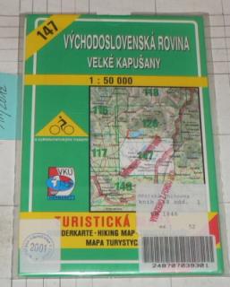 VÝCHODOSLOVENSKÁ ROVINA - VEĹKÉ KAPUŠANY 1 : 50 000 