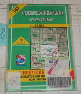 VÝCHODOSLOVENSKÁ ROVINA - VEĹKÉ KAPUŠANY 1 : 50 000 