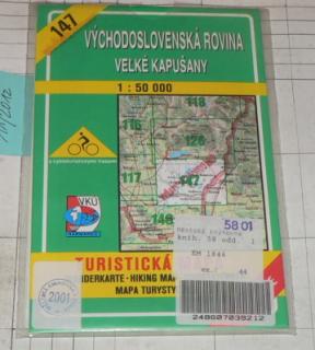 VÝCHODOSLOVENSKÁ ROVINA - VEĹKÉ KAPUŠANY 1 : 50 000 