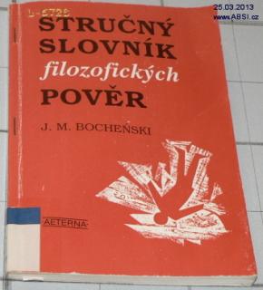 STRUČNÝ SLOVNÍK FILOZOFICKÝCH POVĚR