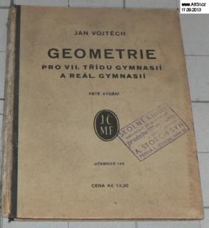 GEOMETRIE PRO VII. TŘÍDU GYMNÁSIÍ A REAL. GYMNÁSIÍ