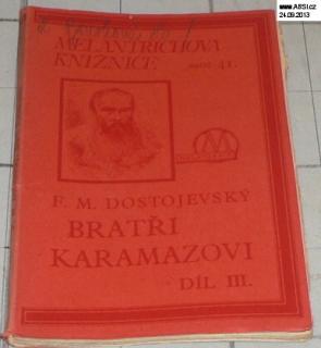 BRATŘI KARAMAZOVI díl III. číslo sešitu 41