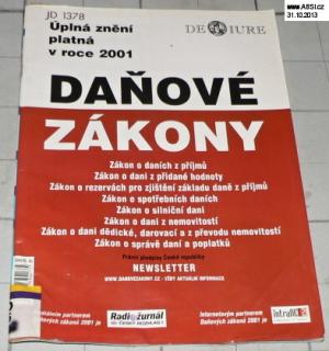 ÚPLNÁ ZNĚNÍ PLATNÁ V ROCE 2001 - DAŇOVÉ ZÁKONY