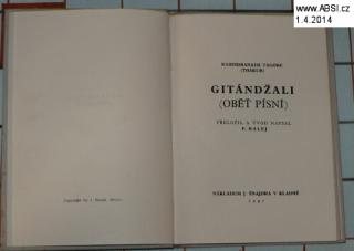 GITÁNDŽALI - OBĚŤ PÍSNÍ