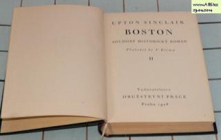 BOSTON - SOUDOBÝ HISTORICKÝ ROMÁN II.