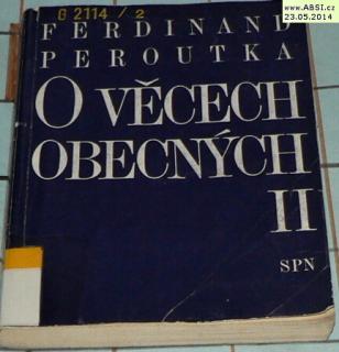 O VĚCECH OBECNÝCH II.