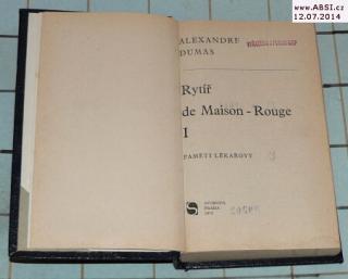 RYTÍŘ de MAISON-ROUGE I.