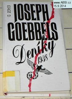 JOSEPH GOEBBLES - DENÍKY 1938  