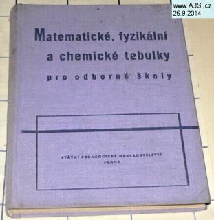 MATEMATICKÉ, FYZIKÁLNÍ A CHEMICKÉ TABULKY 