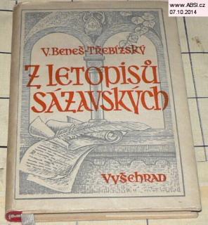 Z LETOPISů SÁZAVSKÝCH
