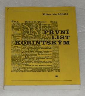 PRVNÍ LIST KORINTSKÝM