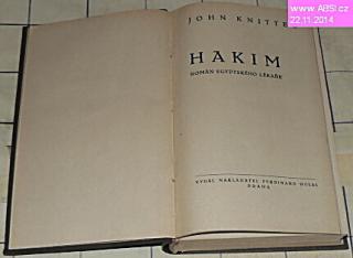 HAKIM - ROMÁN EGYPTSKÉHO LÉKAŘE