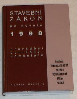 STAVEBNÍ ZÁKON - PO NOVELE 1998