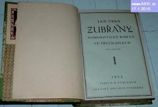 ZUBŘANY - HUMORISTICKÝ ROMÁN VE TŘECH DÍLECH