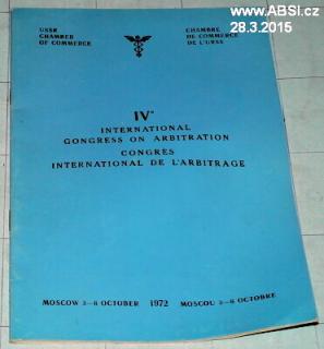 IV. INTERNACIONAL GONGRESS ON ARBITRATION