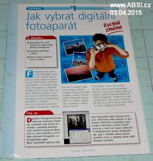 JAK VYBRAT DIGITÁLNÍ FOTOAPARÁT - POČÍTAČ-MŮj PŘÍTEL