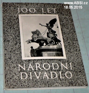 100 LET NÁRODNÍ DIVADLO - 24 ČERNOBÍLÝCH FOTOGRAFII B5