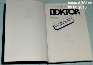 DOKTOR V NEMOCNICI - EDICE VZPOMÍNKY A KORESPODENCE