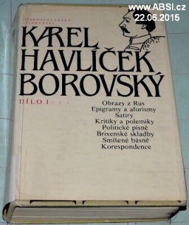 JAROSLAV HAŠEK DÍLO I