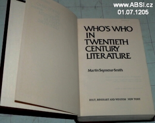 WHO´S WHO IN RWENTIETH CENTURY LITERATURE