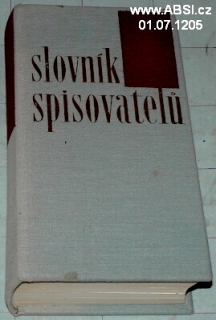 SLOVNÍK SPISOVATELŮ NĚMECKÉHO JAZYKA A SPISOVATELŮ LUŽICKOSRBSKÝCH