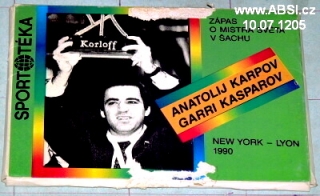 ZÁPAS O MISTRA SVĚTA ANATOLIJ KARPOV GARRI KASPAROV NEW YORK - LYON 1990