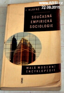 SOUČASNÁ EMPIRICKÁ SOCIOLOGIE