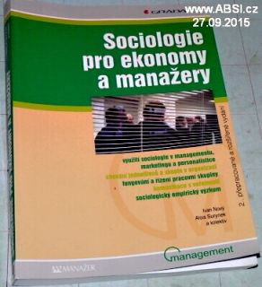 SOCIOLOGIE PRO EKONOMY A MANAŽÉRY