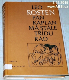 PAN KAPLAN MÁ STÁLE TŘÍDU RÁD