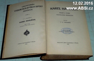 KAREL HAVLÍČEK - SNAHY A TUŽBY POLITICKÉHO PROBUZENÍ