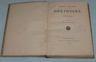 OBĚTOVANÁ