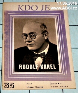RUDOLF KAREL -  KDO JE