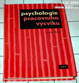 PSYCHOLOGIE PRACOVNÍHO VÝCVIKU