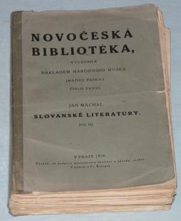 NOVOČESKÁ BIBLIOTÉKA, SLOVANSKÉ LITERATURY díl III.