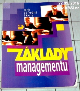 ZÁKLADY MANAGEMENTU PRO STŘEDNÍ ŠKOLY