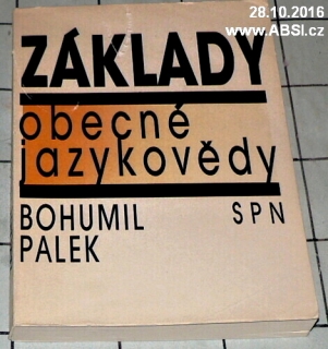 ZÁKLADY OBECNÉ JAZYKOVĚDY