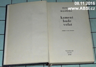 KAMENÍ BUDE VOLAT - ROMÁN Z XIII. STOLETÍ