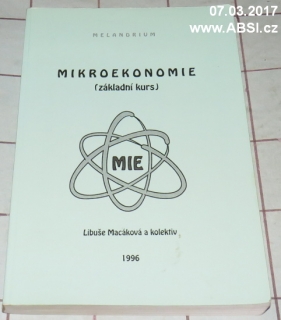 MIKROEKONOMIE - ZÁKLADNÍ KURS