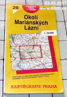 OKOLÍ MARIÁNSKÝCH LÁZNÍ 1 : 50 000