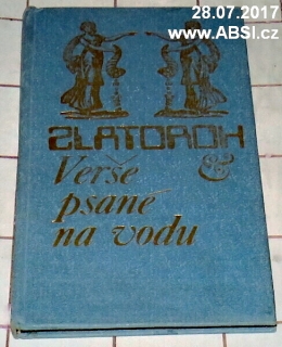 VERŠE PSANÉ NA VODU - ALMANACH - PODEPSANÁ KNIHA