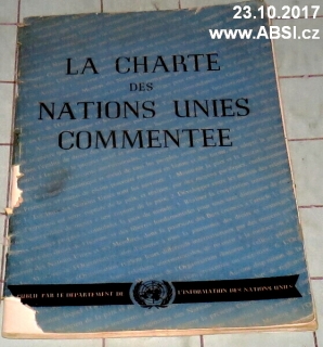 LA CHARTE DES NATIONS UNIES COMMENTEE
