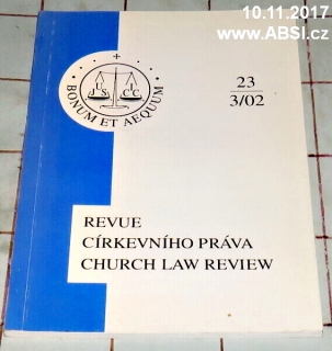 REVUE CÍRKEVNÍHO PRÁVA - CHURCH LAW REWIEW