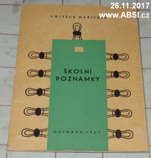 ŠKOLNÍ POZNÁMKY