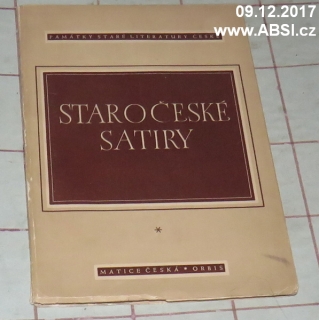 STAROČESKÉ SATIRY