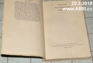 MALOMĚSTSKÉ OBRÁZKY - SVĚTOVÁ ČETBA sv. 222 
