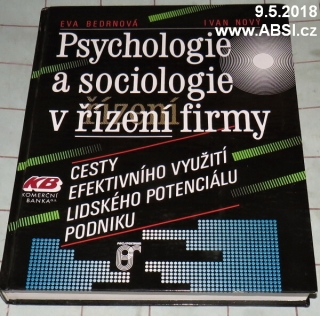 PSYCHOLOGIE A SOCIOLOGIE V ŘÍZENÍ FIRMY
